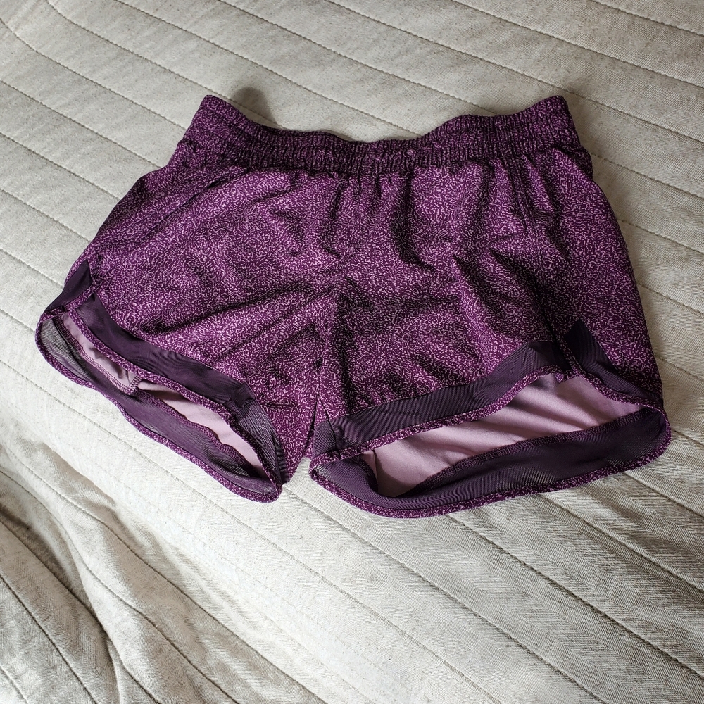 Athleta Mesh Racer Shorts